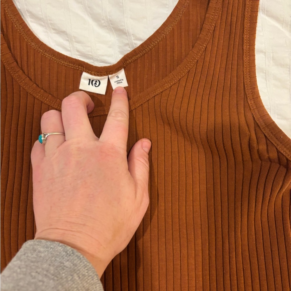 Fitted Basic Ribbed Tank Top Tentree - image 2